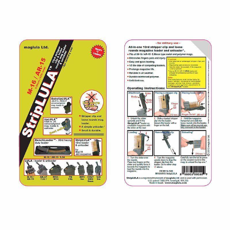 MAGLULA STRIPLULA. AR15 10-SCHUSS gyorstöltő
