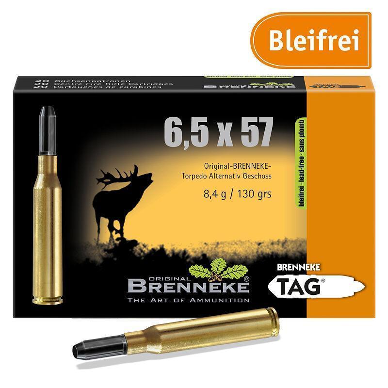 BRENNEKE 6,5X57 TAG 8,4G   A20