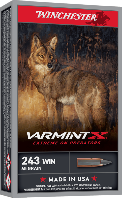 WINCHESTER CART,243Win,VARMINT X LEAD FREE,55gr,20/200