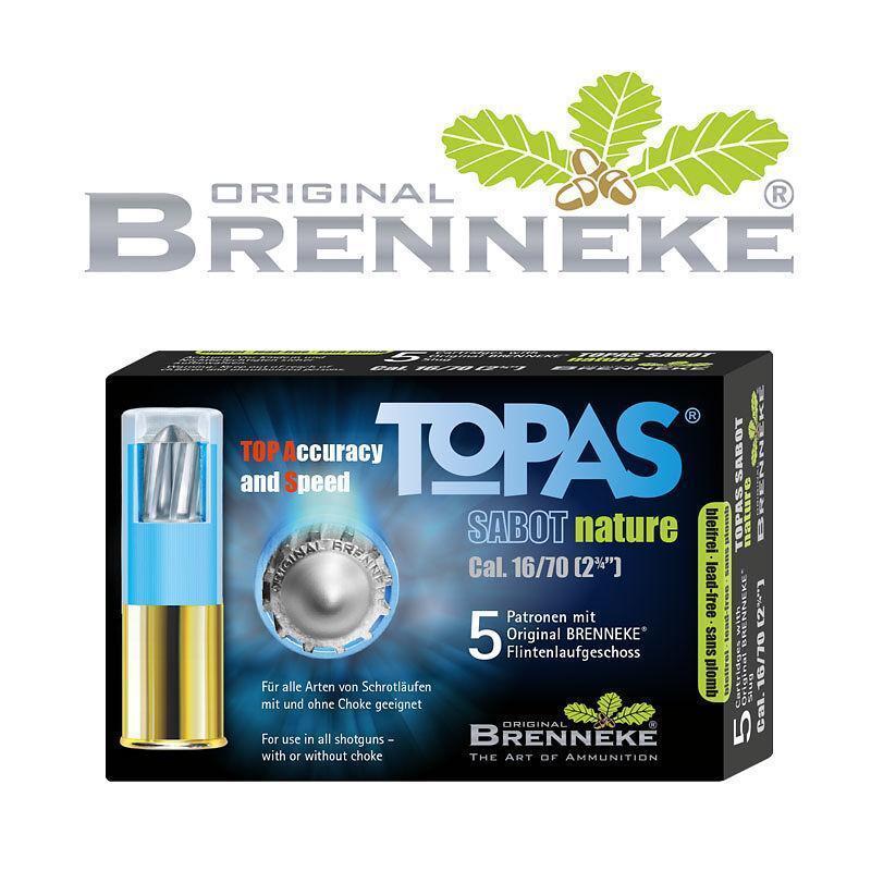 BRENNEKE TOPAS SABOT NAT, 16/70 17G A5