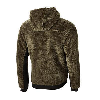 SWEATSHIRT WARM, SNAPSHOT SHERPA, GREEN, S