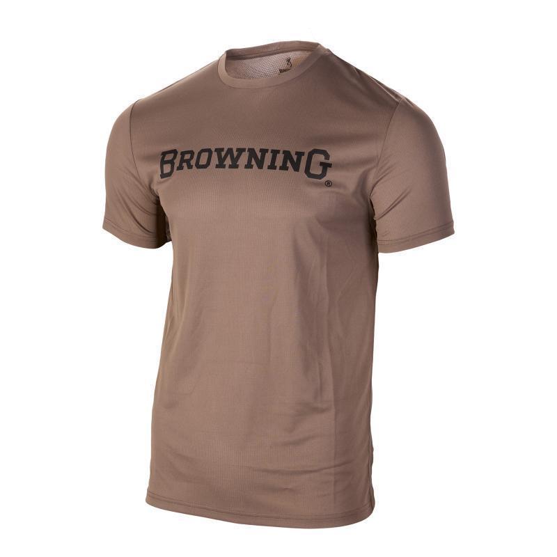 TEE SHIRT, TEAMSPIRIT, DARK BROWN, 2XL