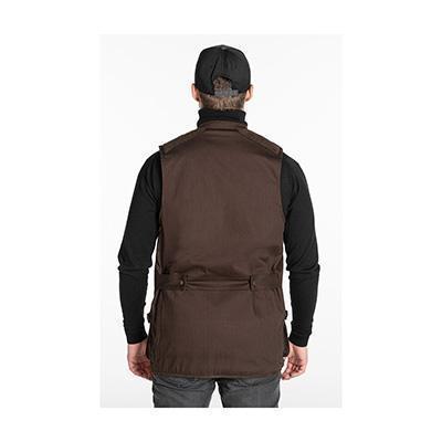 VEST, NORFOLK, DARK BROWN, 3XL