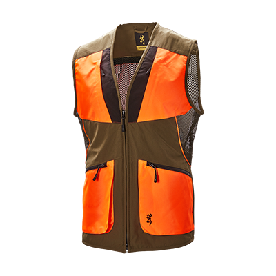 HUNTING VEST, VELINO, ORANGE BLAZE, 2XL