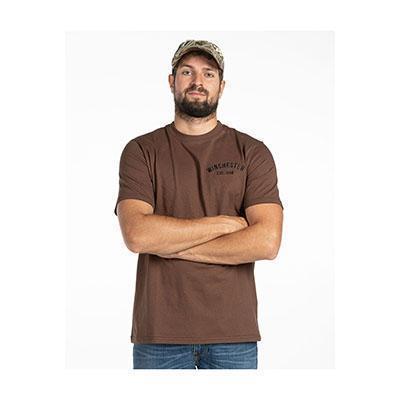 T SHIRT, SS, COLOMBUS, BROWN, M