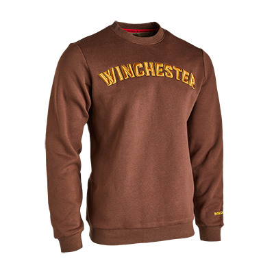 SWEATSHIRT, FALCON, CREW NECK, BROWN, 2XL