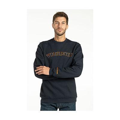 SWEATSHIRT, FALCON, CREW NECK, NAVY, L