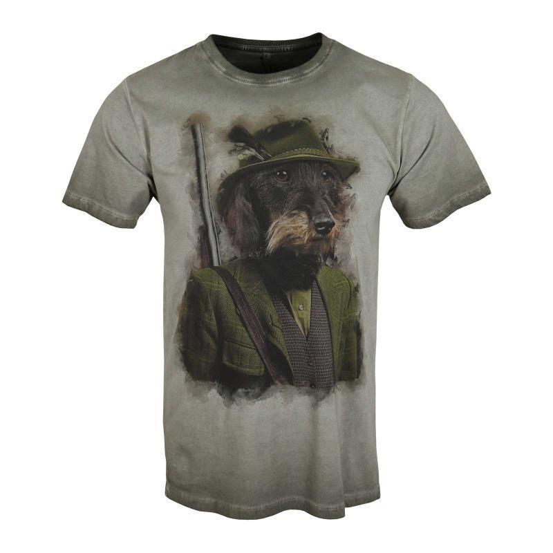 T-SHIRT MOTIV OSKAR GRÜN  S