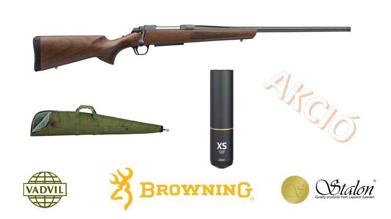 BROWNING A-BOLT3+ HUNTER Thr,NS,SM,243Win+STALON XS108 Max.30 M14*1+AKAH Puskatok