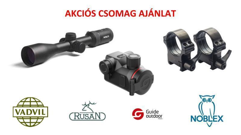 GUIDE Hőkamera előtét G-O635CS + NOBLEX  NZ6  INCEPTION 3-18X56 + RUSAN szerelék
