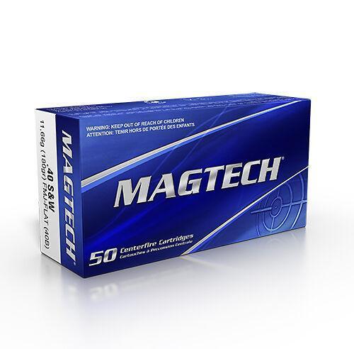 Magtech .40 S&W FMJFLAT  180GRS  A50