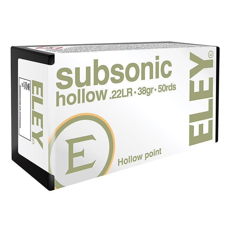 ELEY Subsonic HP .22 Lr 2,3 g     A 50