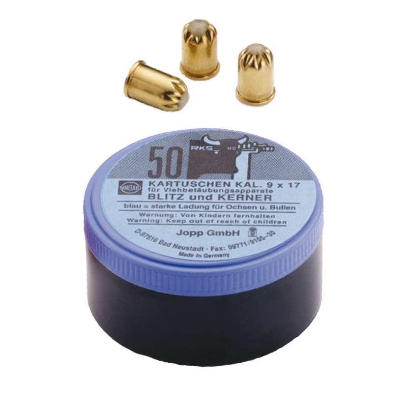 Kék marhaölő patron  A 50