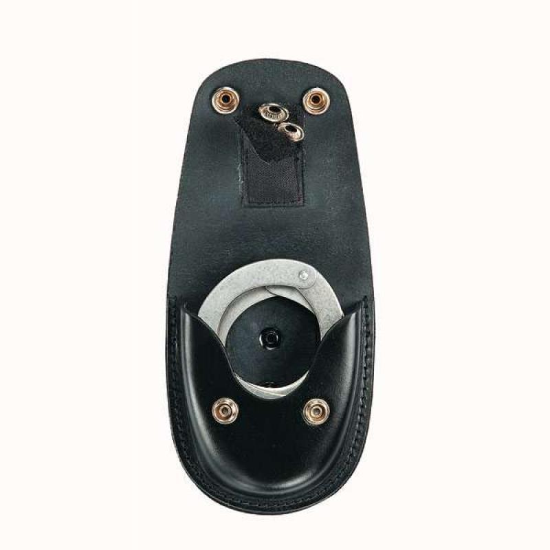 Kézibilincstartó fekete bőr  45mm GDL