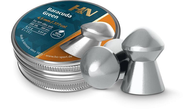 H&N BARACUDA GREEN 4.50MM A300 léglőszer