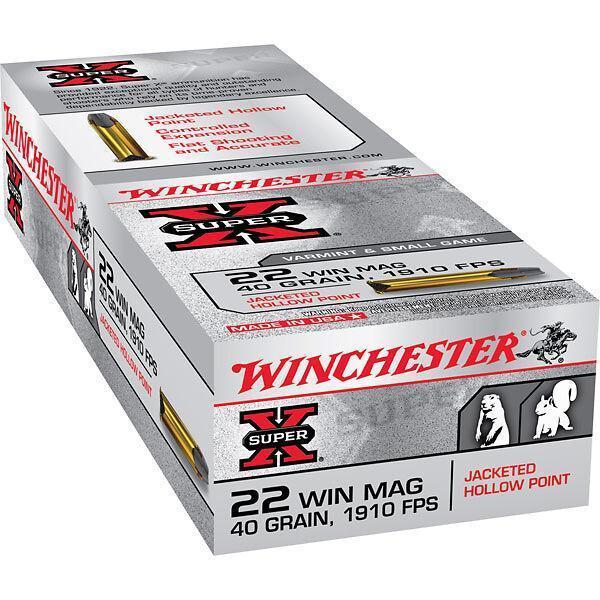 WIN.22WM SUPER-X 40GR JHP A150