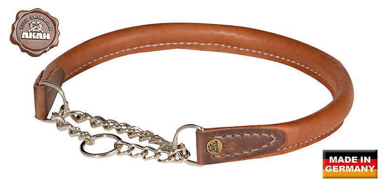 Nyakörv Jak bőr, barna 30 cm
