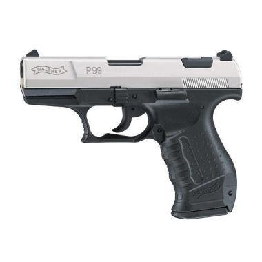 Walther P 99  nikkel 9mm PA