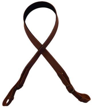 Bőr csúszásgátlós fegyverszíj, barna