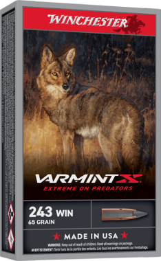 WINCHESTER CART,243Win,VARMINT X LEAD FREE,55gr,20/200