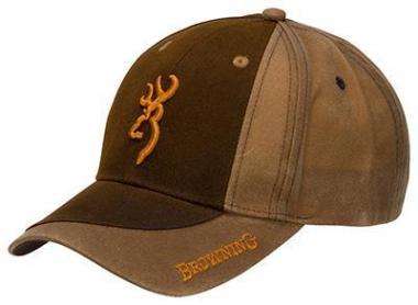 CAP, TWO TONE, DARK BROWN