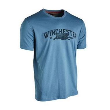 T SHIRT, SS, VERMONT, BLUE, L