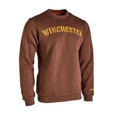 SWEATSHIRT, FALCON, CREW NECK, BROWN, L