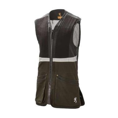 SHOOTING VEST, SPORTER CURVE, DARK GREEN, S