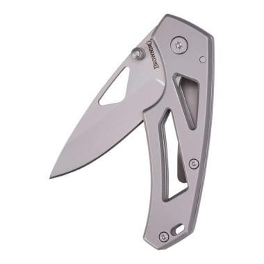 KNIFE, ALPHA FOLDING, SILVER, 6CM