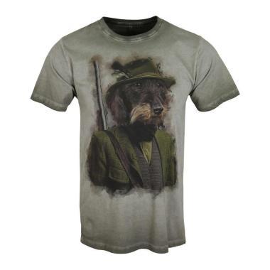 T-SHIRT MOTIV OSKAR GRÜN  S