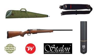 WINCHESTER XPR SPORTER ,NS,SM,ThrM14X1, 308Win + STALON XS + Puskatok + Fegyverszíj