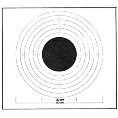 Pisztoly lőlap  A125