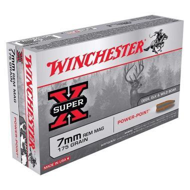 Winchester 7mm REM.MAG. 175 GR.  SUPER -X  PP   A20