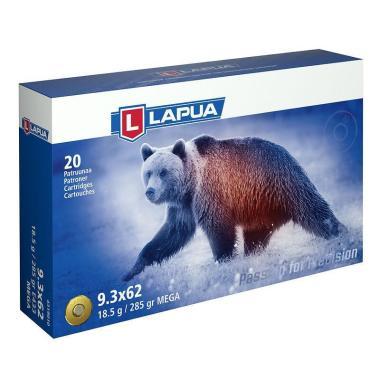 Lapua  9,3 x 62  Mega 18,5 g  A 20