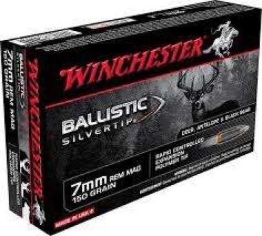 Winchester 7mm REM.MAG. 150 GR.  BST.   A20