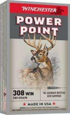 WINCHESTER CART,308Win,POWER POINT,180gr,20/200